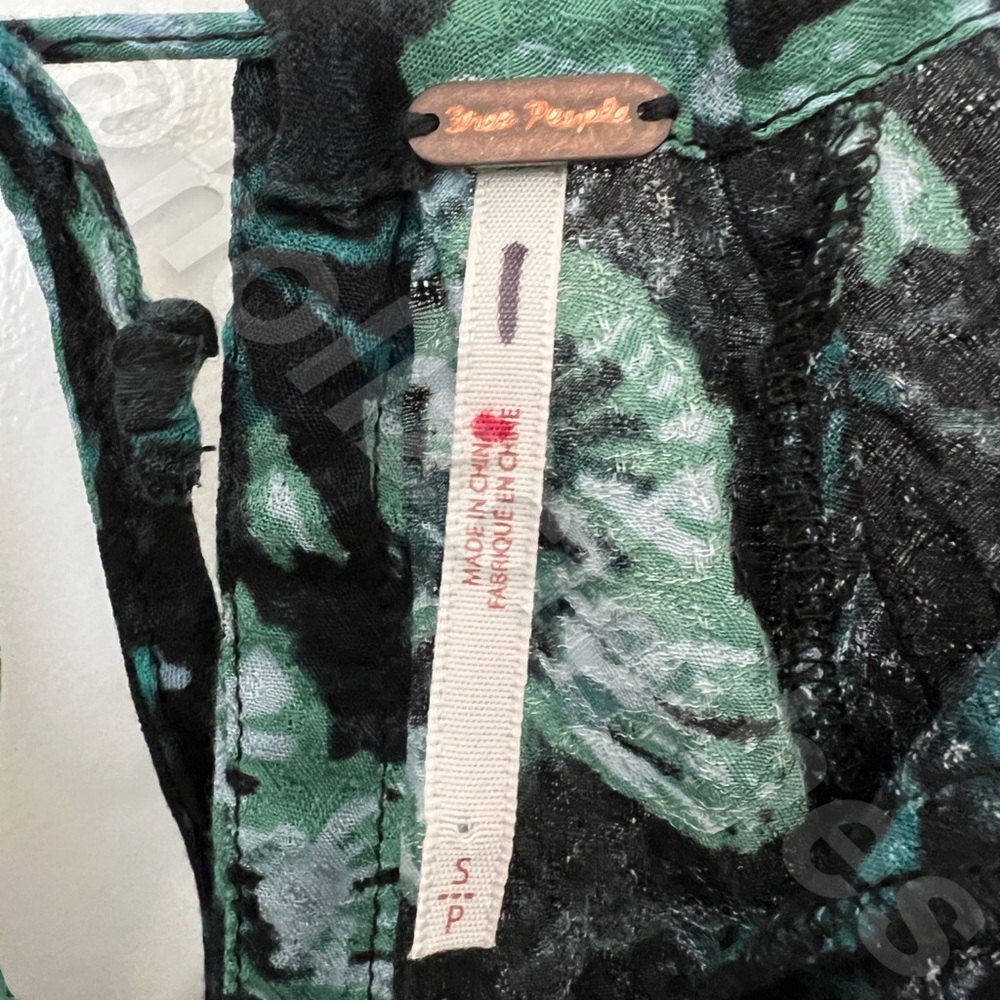 Free People NWOT Dance Til Dawn Romper Black Motif S - Picture 8 of 11